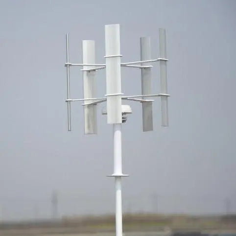 Mini Vertical Axis Wind Turbine 30W Small Windmill 12V/24V 5 Blades Start Low Speed High Quality R&amp;X - 54 Energy - Renewable Energy Store