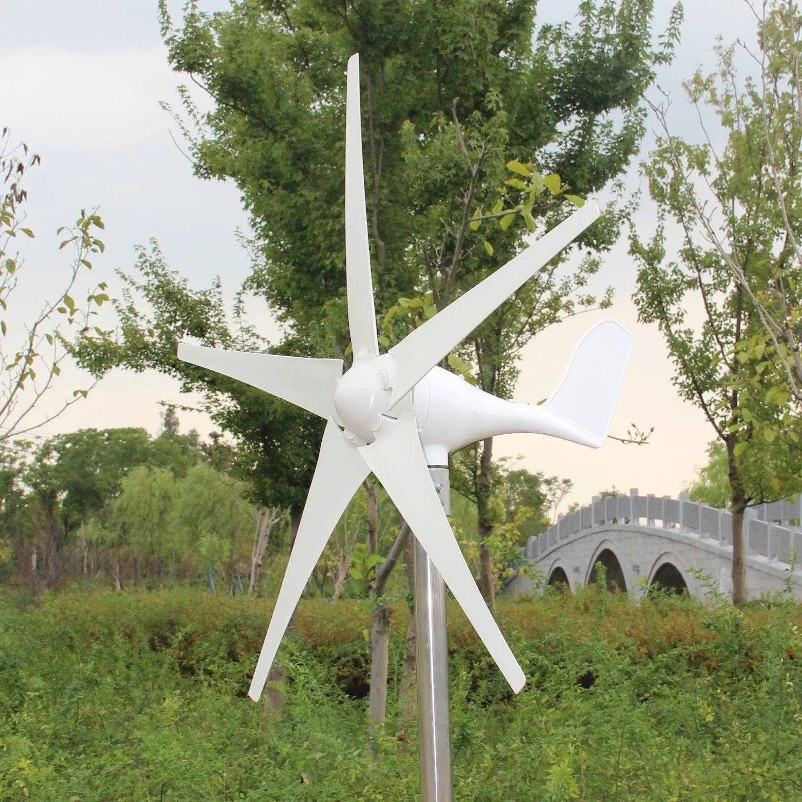 Wind Turbine Generator 800W Rated HAWT 12V/24V Blades 3/5/6  Windmill - 54 Energy - Renewable Energy Store