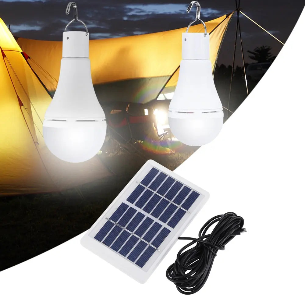 Portable Solar LED Lamp w/ USB Recharge for Camping & Fishing - 54 Energy - Renewable Energy Store