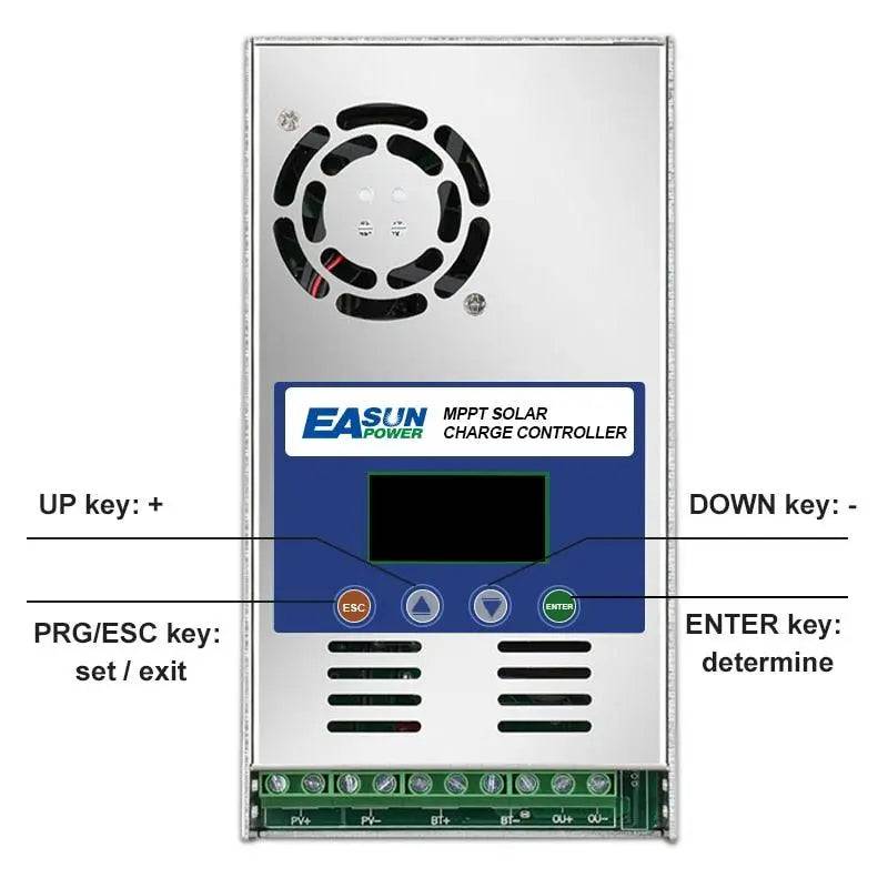 Solar Charger Controller MPPT 60A and solar panel solar charge regulator 12V 24V 36V 48V Battery PV Input 190VOC - 54 Energy - Renewable Energy Store