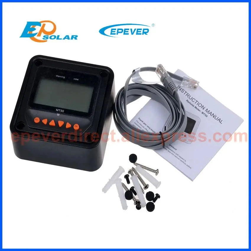 12v 24v auto type 60A Solar Controller VS6024BN 60amp USb cable and MT50 remote meter temperature sensor PWM EPEVER - 54 Energy - Renewable Energy Store