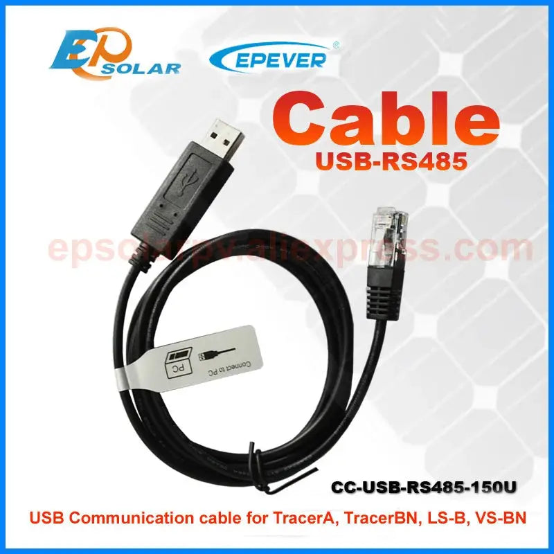 Solar PV power panel system controller EPSolar VS4548BN 45A 45amp USB cable and MT50 remote meter EPEVER - 54 Energy - Renewable Energy Store