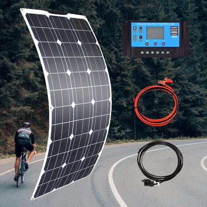 Solar Panel 100/200/300/400 W Flexible PWM Controller 12V/24V Battery Charger - 54 Energy - Renewable Energy Store