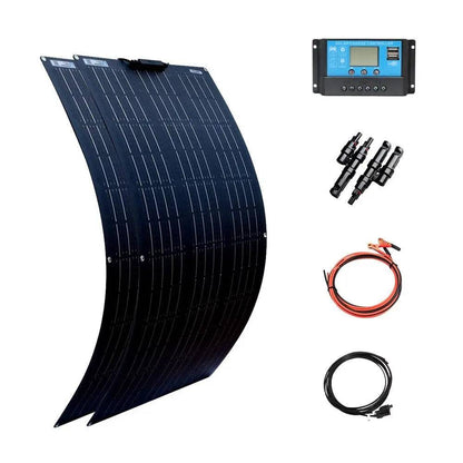 Solar Panel 100/200/300/400 W Flexible PWM Controller 12V/24V Battery Charger - 54 Energy - Renewable Energy Store