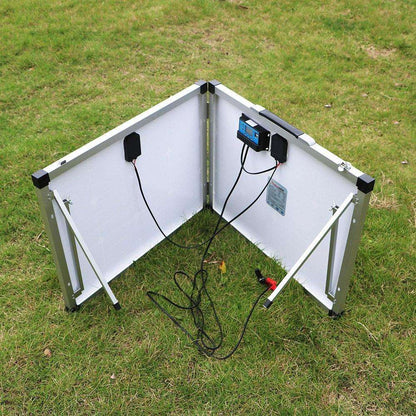 Solar Panel 100W (2Pcs x 50W) USB Controller Solar Battery Cell/Module/System Charger - 54 Energy - Renewable Energy Store