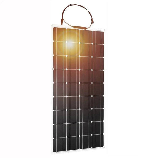 Solar Panel 100W Flexible Monocrystalline Flexible Car/Boat High Quality 12V - 54 Energy - Renewable Energy Store