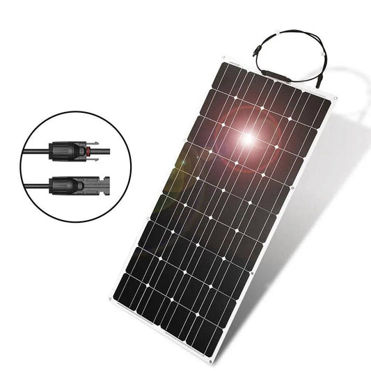 Solar Panel 100W Flexible Monocrystalline Flexible Car/Boat High Quality 12V - 54 Energy - Renewable Energy Store