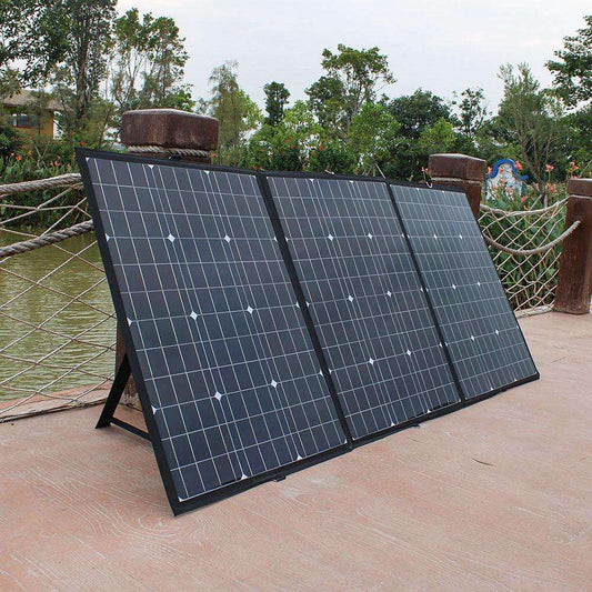 Solar Panel 120W 180W 300W (3PCS x 60W ) Foldable 18V 20A 12V/24V Controller Panel Solar Easy Carry Cell/System Charger - 54 Energy - Renewable Energy Store