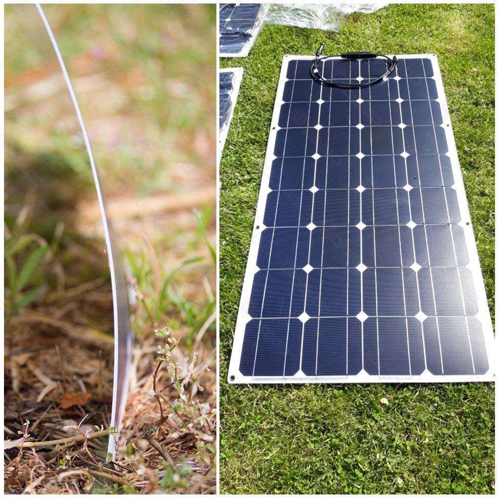 Solar Panel Flexible 100/200/300/1000 W 18V  Monocrystalline Car Battery 2PCS 18V9 - 54 Energy - Renewable Energy Store
