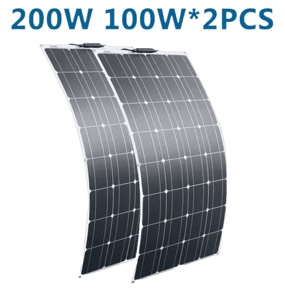 Solar Panel Mono Flexible 200W 100W  10A/20A 12/24V 54 Energy - Renewable Energy Store