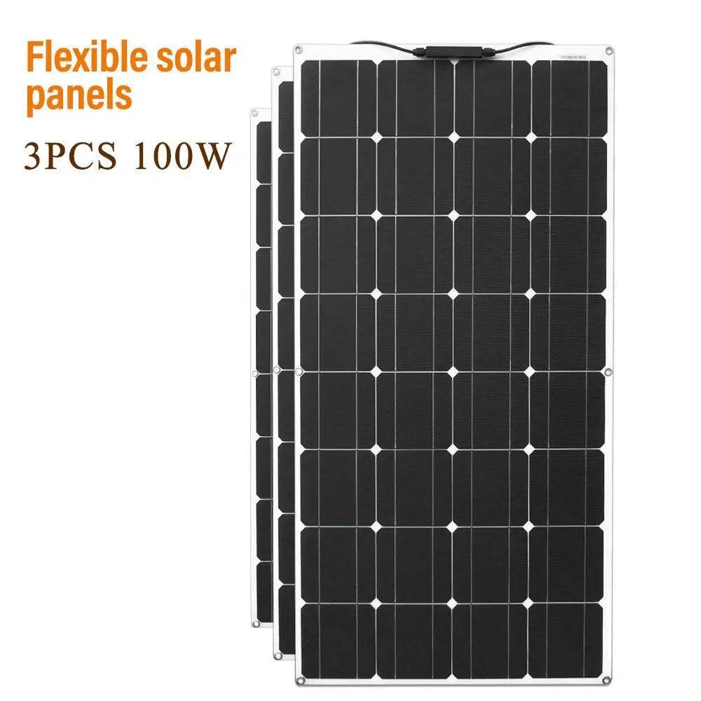 Solar Panel Monocrystalline Charger 500w 300w 200w Energy Systems 12v  Cell Diy  Module Camping Car - 54 Energy - Renewable Energy Store