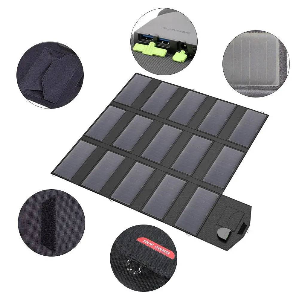 Solar Panel Portable Foldable 100W  Solar Battery Charger 18/12V - 54 Energy - Renewable Energy Store