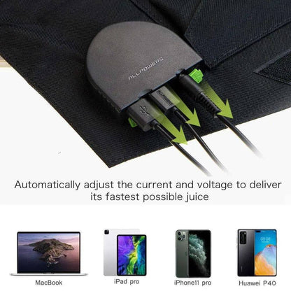 Solar Panel Portable Foldable 100W  Solar Battery Charger 18/12V - 54 Energy - Renewable Energy Store