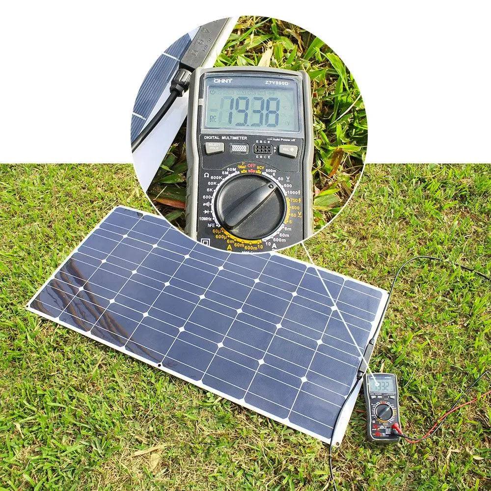 Solar Panel Solar Energy Systems Portable 500/300/200 W Power Flexible  12/24 V Complete Charger Kit  Home - 54 Energy - Renewable Energy Store