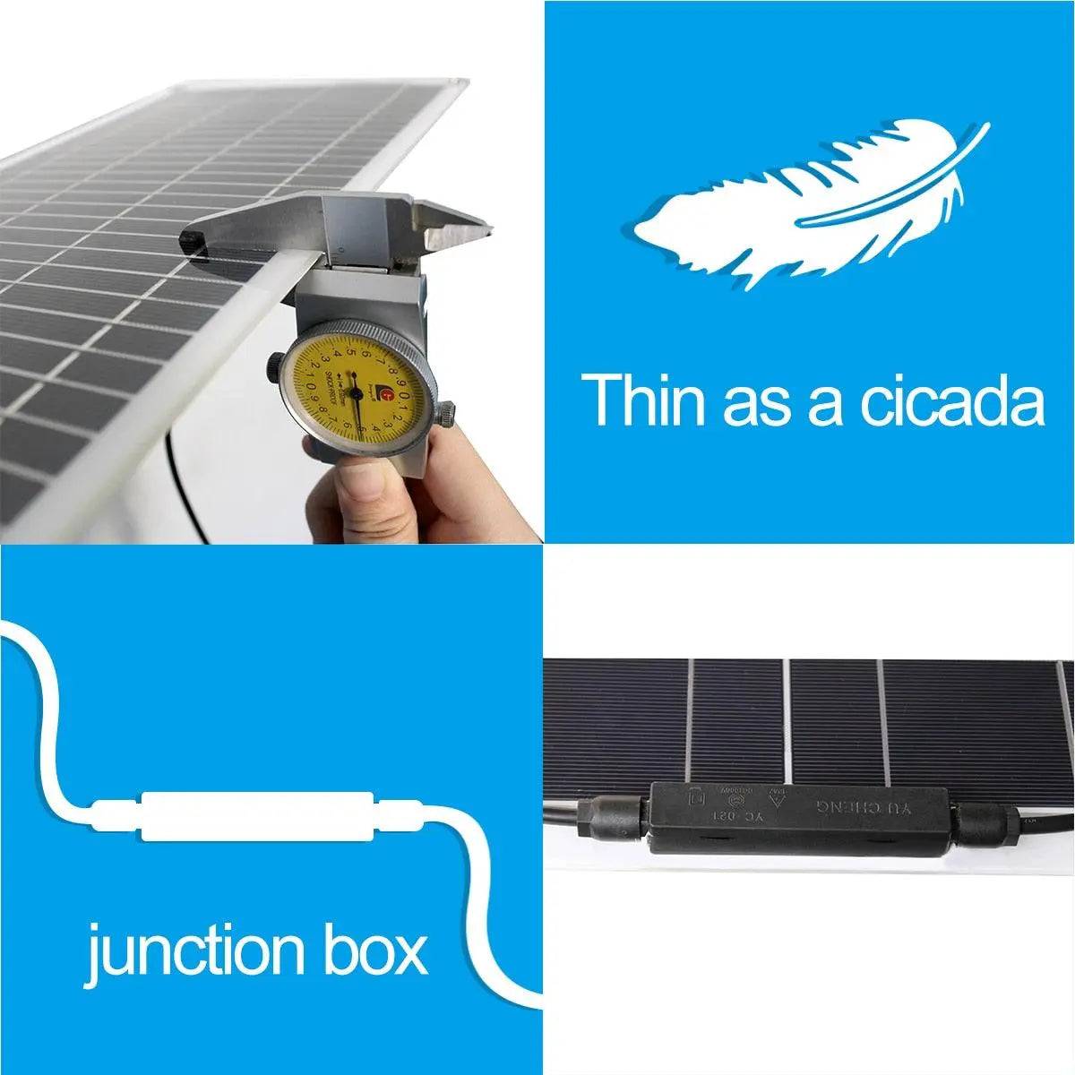 Solar Panel Solarny 100w 12v 200W 300W 100W  Pet Charger System Kit - 54 Energy - Renewable Energy Store