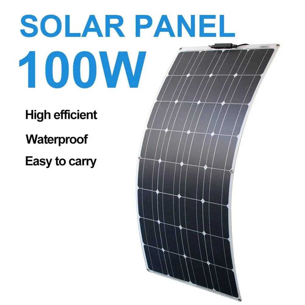 Solar Panel Solarny 100w 12v 200W 300W 100W  Pet Charger System Kit - 54 Energy - Renewable Energy Store