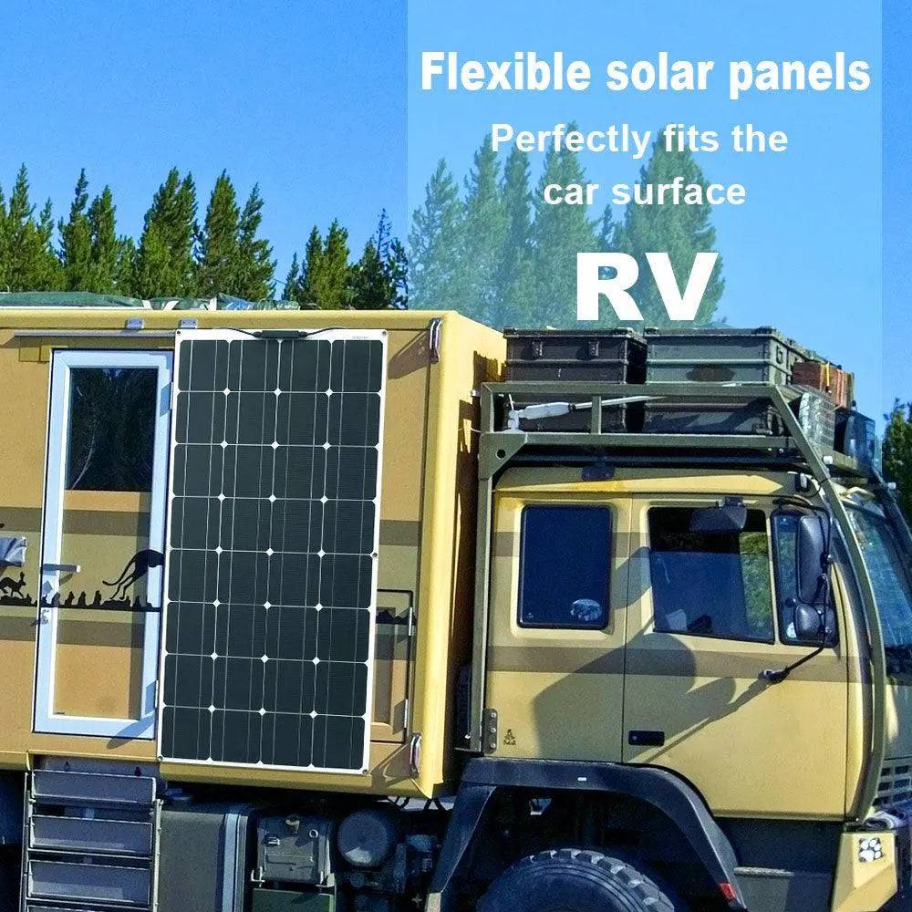 Solar Panel Solarny 100w 12v 200W 300W 100W  Pet Charger System Kit - 54 Energy - Renewable Energy Store
