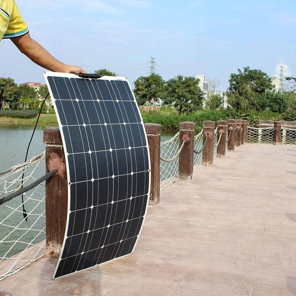 Solar Panel System Kit Flexible 200w 300w Diy Portable Energy Set 12v 18v 24v Home /Battery Power Charger - 54 Energy - Renewable Energy Store