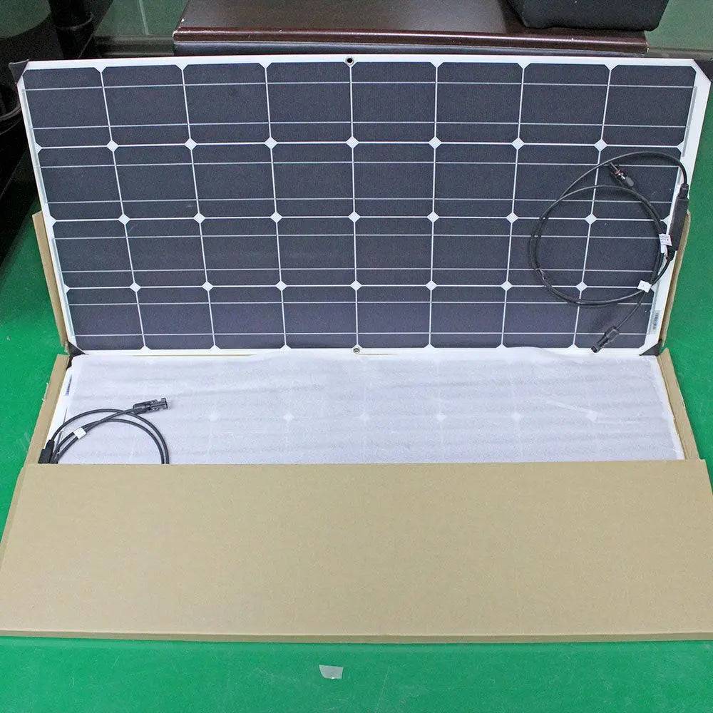 Solar Panel Waterproof 100 W 400w Flexible Set Kit 12v 16v  24v Battery Car Rv Home Outdoor Power Camping Charging - 54 Energy - Renewable Energy Store