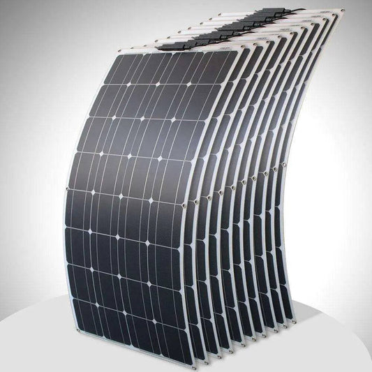 Solar Panel flexible 12/24 V 100 W monocrystalline  battery charger - 54 Energy - Renewable Energy Store