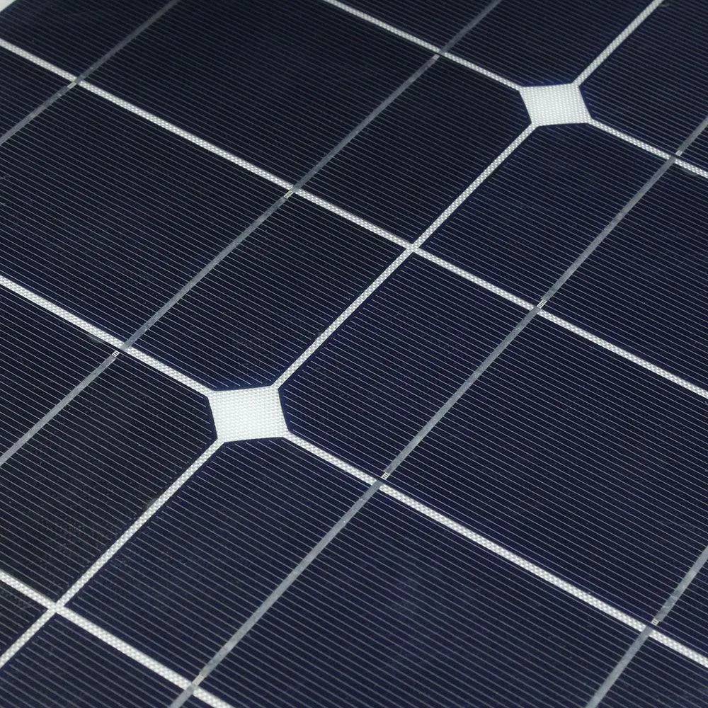 Solar Power Panel Kit 100 watt 50w 16v 12v Strip Shape Monocrystalline Cell Flexible - 54 Energy - Renewable Energy Store