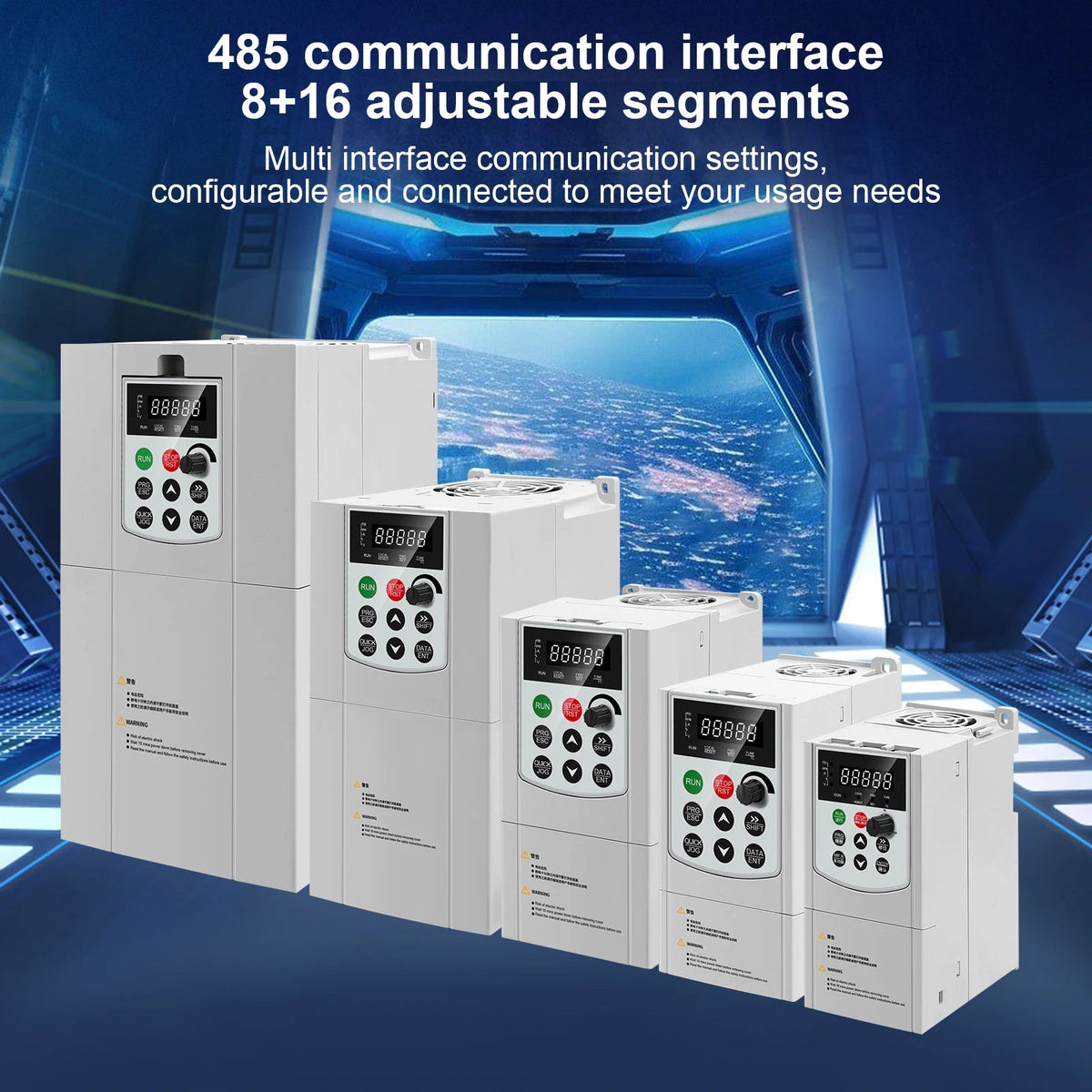VFD Inverter 380V Three Phase Output 7.5KW/11KW Frequency Converter AC Drive - 54 Energy - Renewable Energy Store