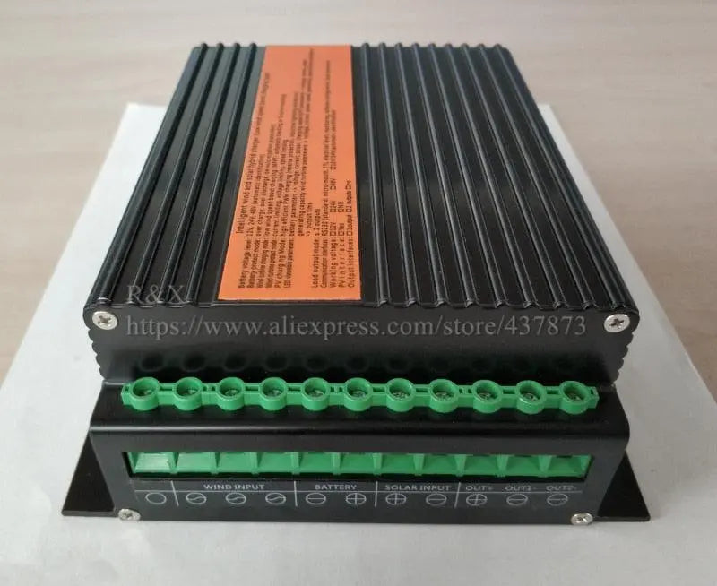 Charge Controller for Wind Turbine Max 600W  and 300W Solar Panel Waterproof Battery Controller 24V/48V R&amp;X MPPT - 54 Energy - Renewable Energy Store