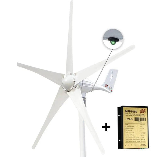Wind Turbine Generator 600W 12/24V LED Light MPPT Charge Controller - 54 Energy - Renewable Energy Store