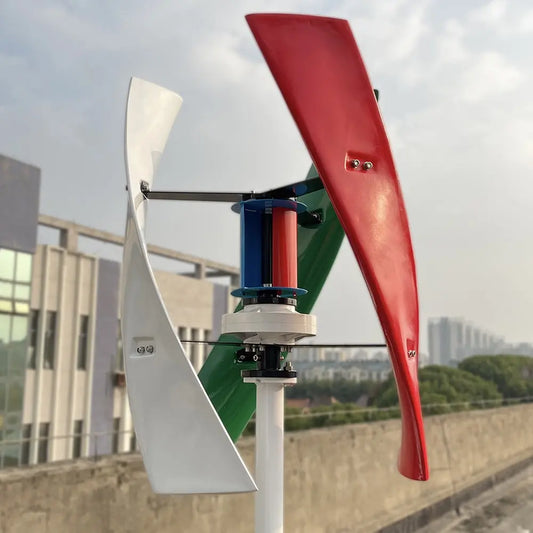 Wind Turbine Generator Vertical   1000/1500W 12/24/48V 220v With Controller Inverter - 54 Energy - Renewable Energy Store