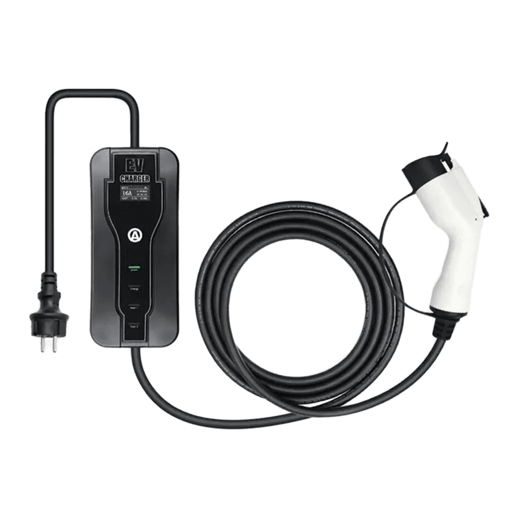 Car Portable EV Charger Electric Vehicle Type1 Type2 GBT Plug 16A 5M SAE J1772 IEC62196 EVSE Controller Charging Stations - 54 Energy - Renewable Energy Store